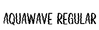 Aquawave Regular Font Image