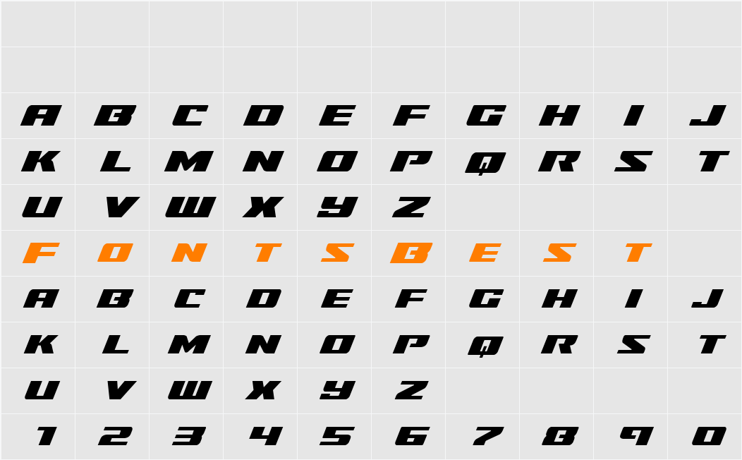 Super Brigade Title Character Map