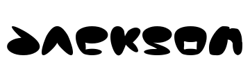 Jackson Font Image