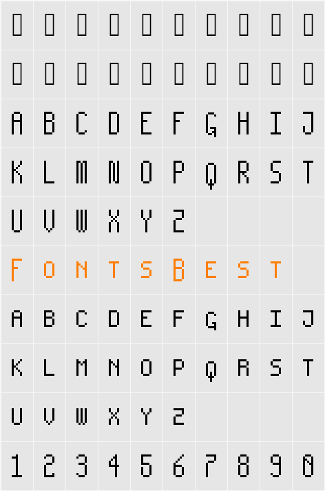 Dansk Character Map