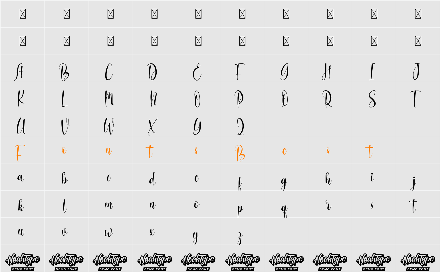 Sweater Dream Demo Character Map