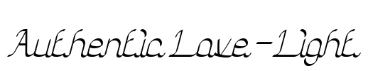 Authentic Love-Light