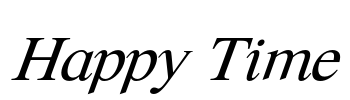 Happy Time Font Image