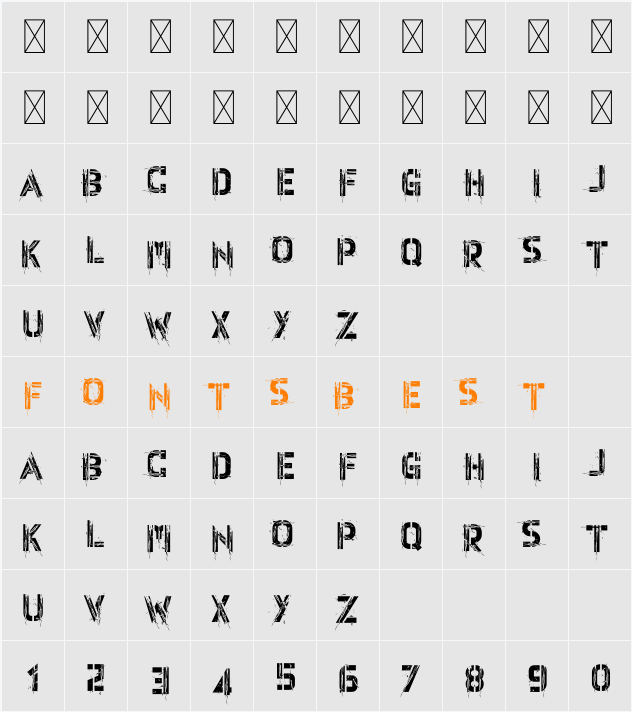 Net Character Map