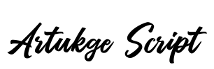 Artukge Script Font Image