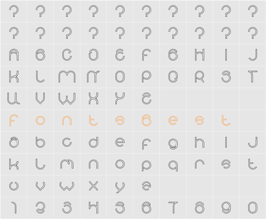 alberto-Hollow Character Map