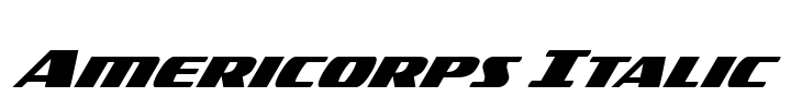 Americorps Italic