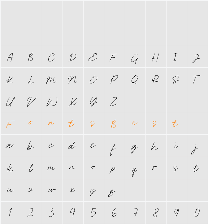 Authoritative Character Map