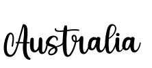 Australia Font Image