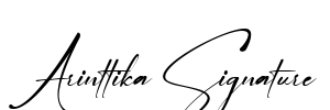 Arinttika Signature