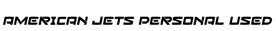 American Jets Personal Used