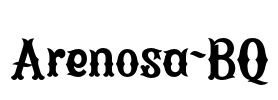 Arenosa-BQ Font Image