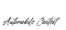 Automobile Contest Font Image
