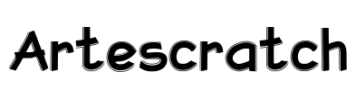 Artescratch Font Image