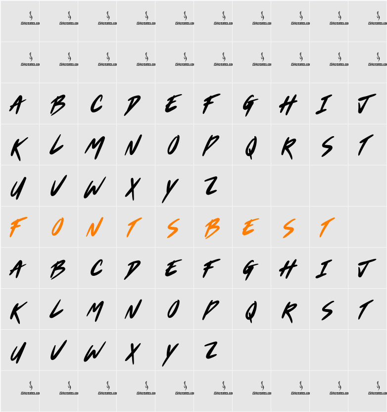 Marathon Track Character Map