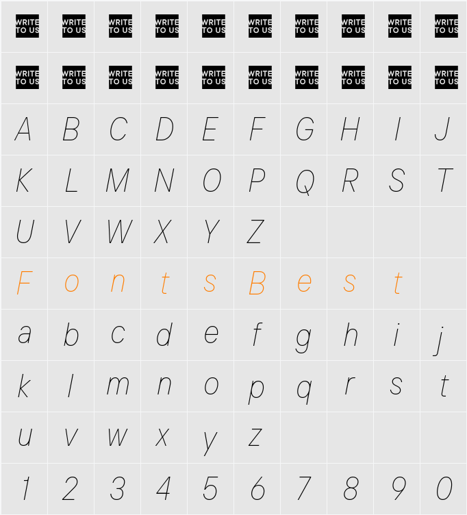TT Intrphss Pr Trl Cnd Th Character Map