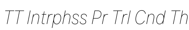 TT Intrphss Pr Trl Cnd Th