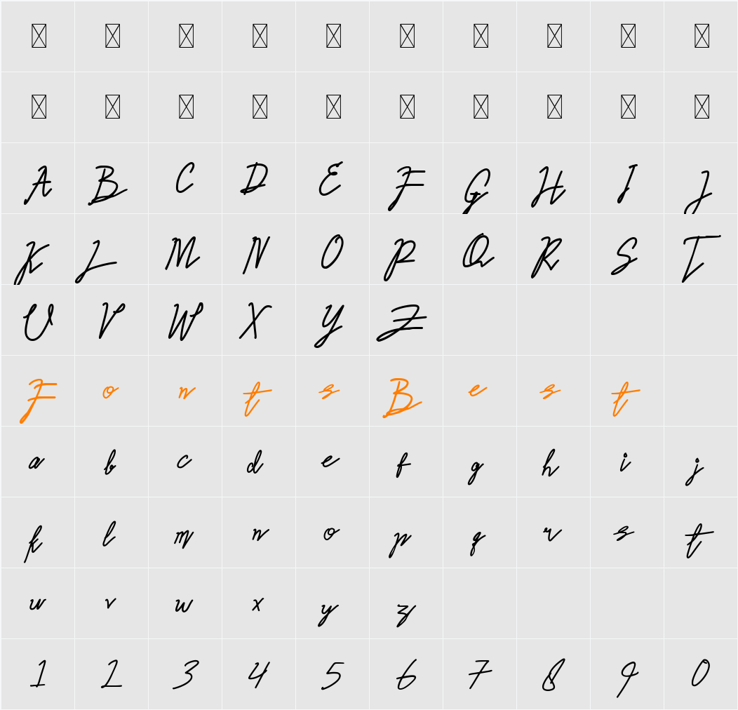 Aquilla Character Map