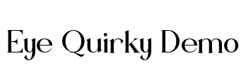 Eye Quirky Demo
