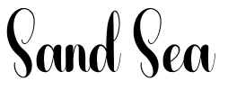Sand Sea Font Image