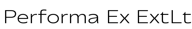 Performa Ex ExtLt