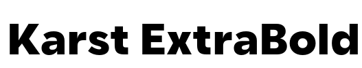 Karst ExtraBold