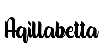 Aqillabetta Font Image