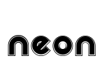 Neon Font Image