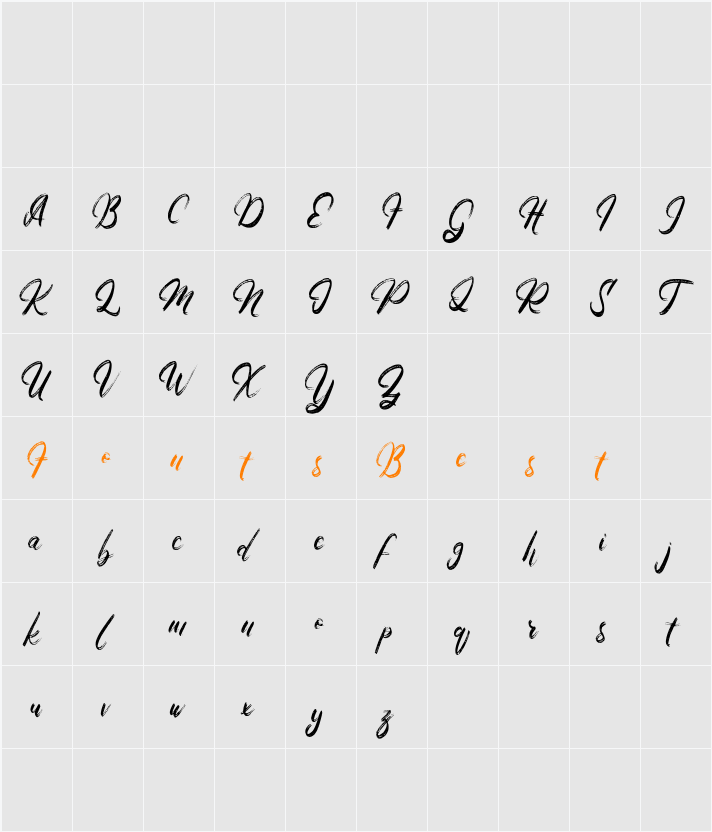 Arlaya FREE Character Map