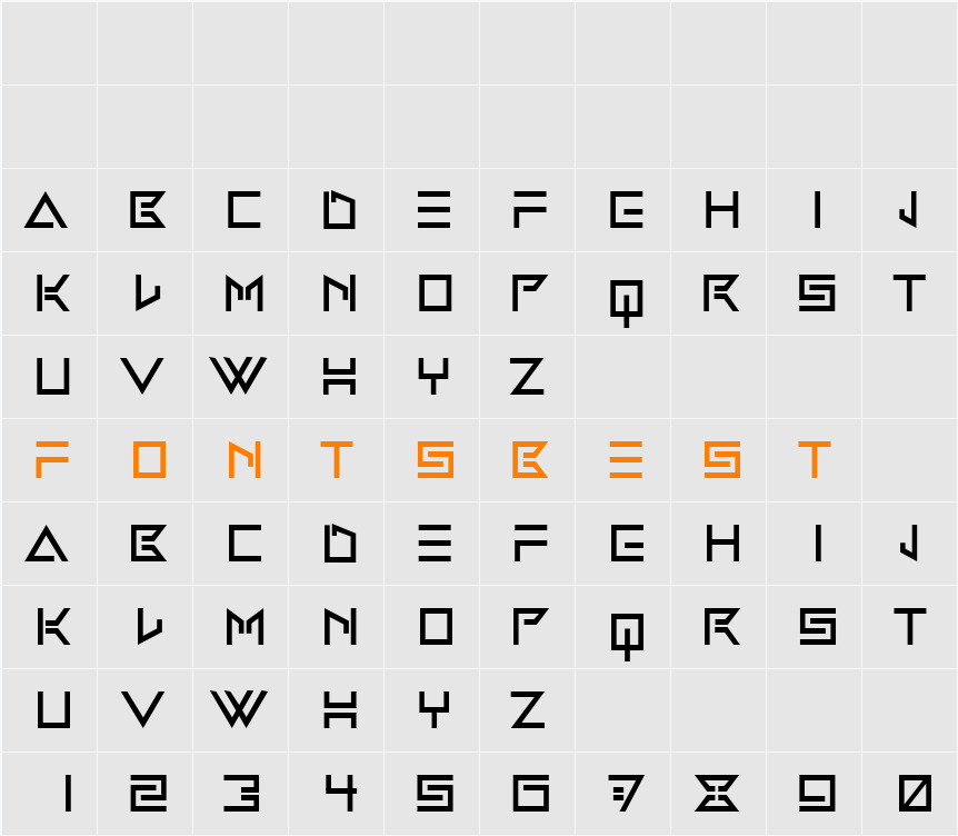 Testament Character Map