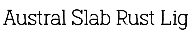 Austral Slab Rust Lig