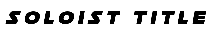 Soloist Title