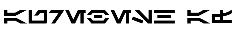 Aurebesh AF Font Image