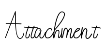 Attachment