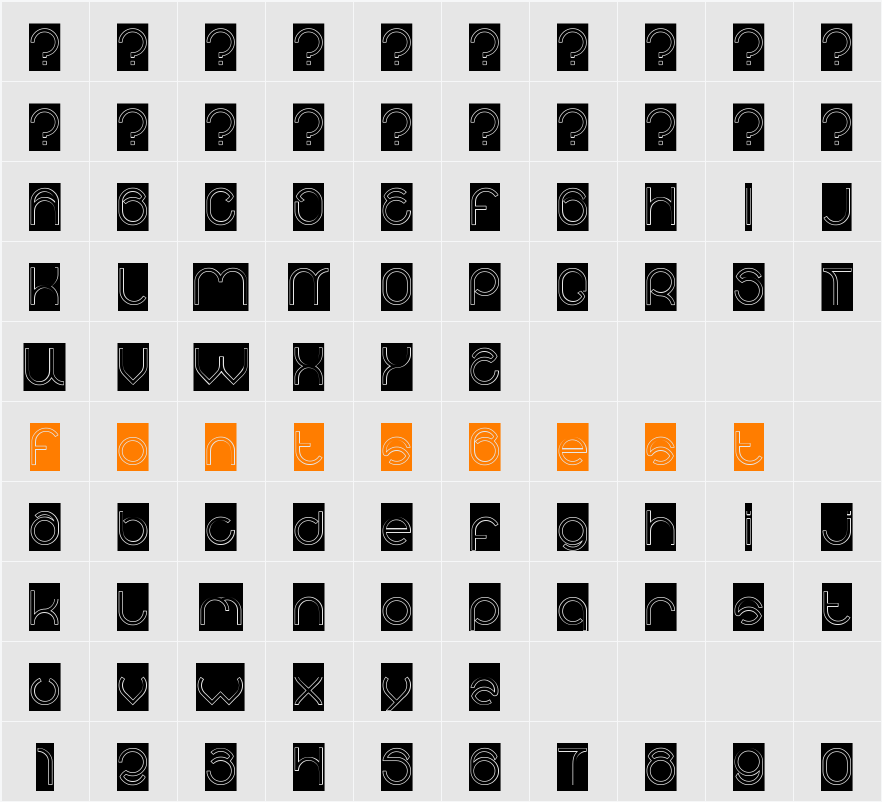 alberto-Hollow-Inverse Character Map