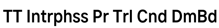 TT Intrphss Pr Trl Cnd DmBd