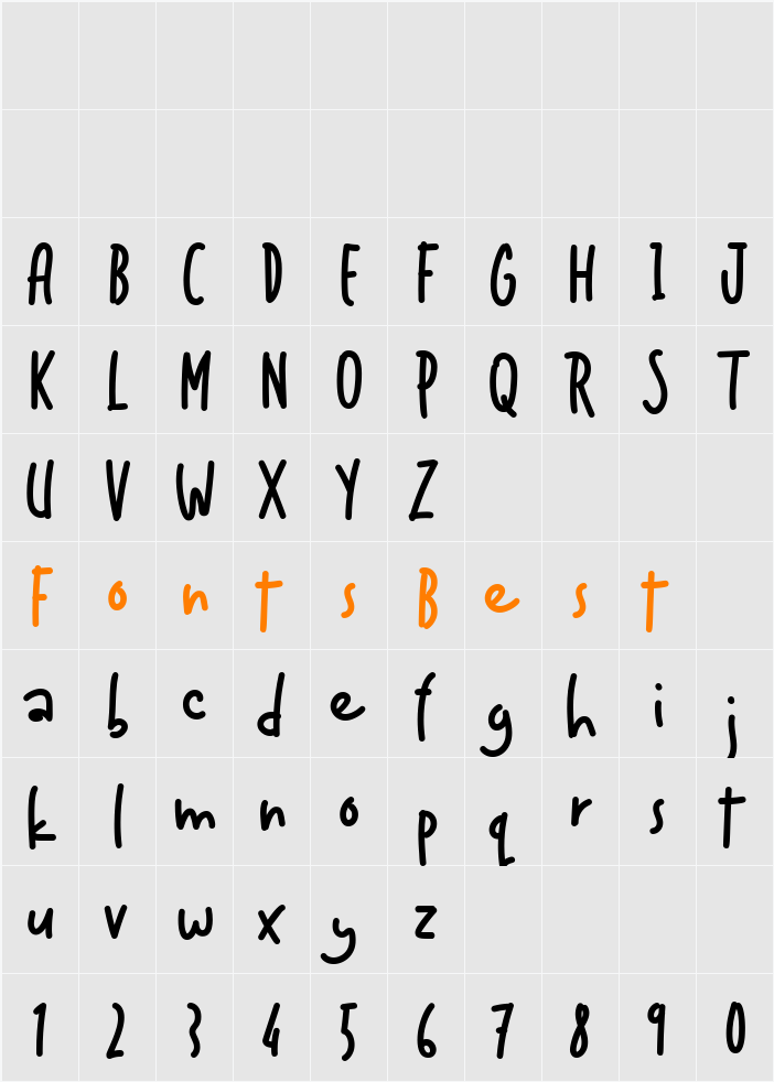 Awesome Quote Character Map