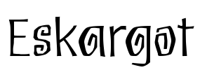 Eskargot Font Image