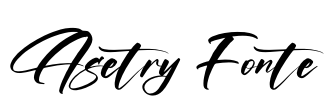 Asetry Fonte Font Image