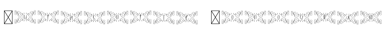 Authentic Monogram Font Image