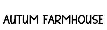 Autum Farmhouse Font Image