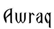 Awraq Font Image