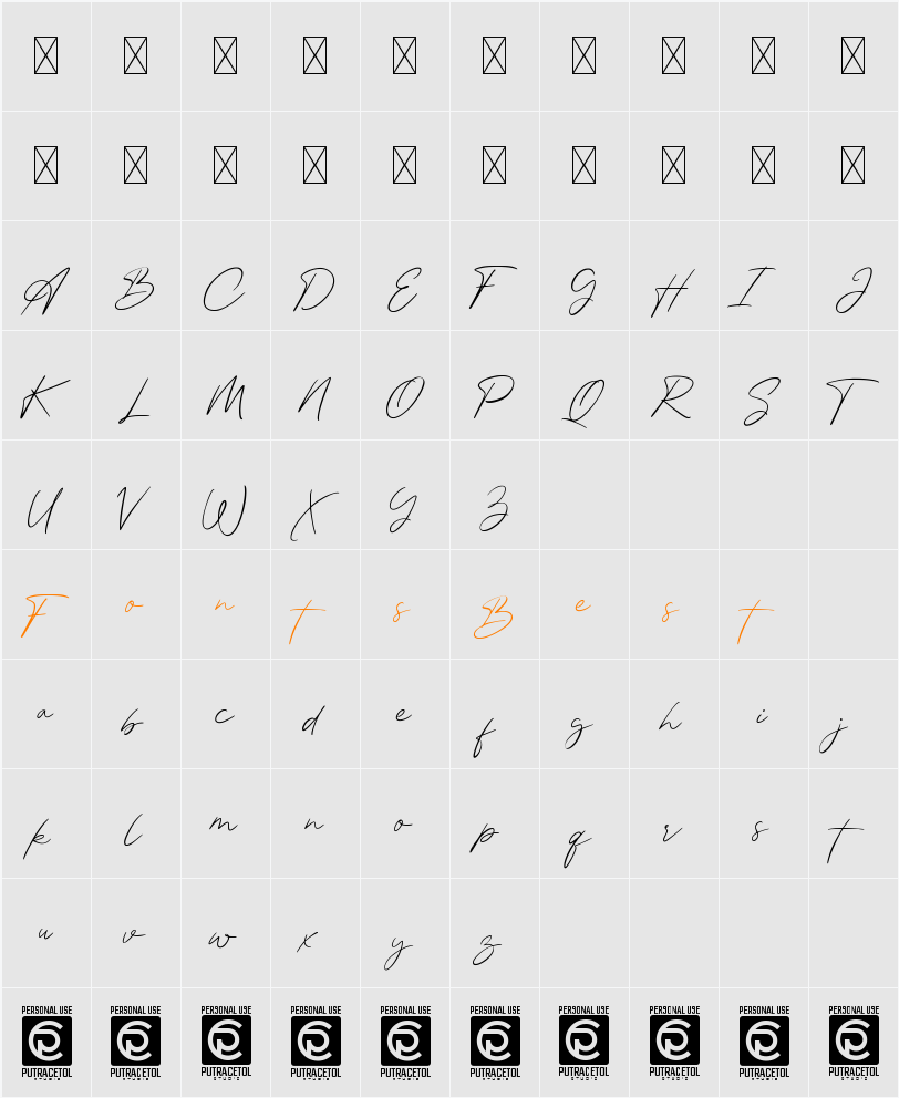 Attaira Character Map