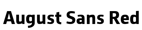 August Sans Red