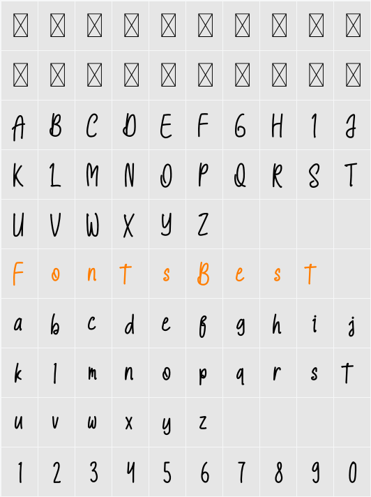 AshfordKeystone Character Map