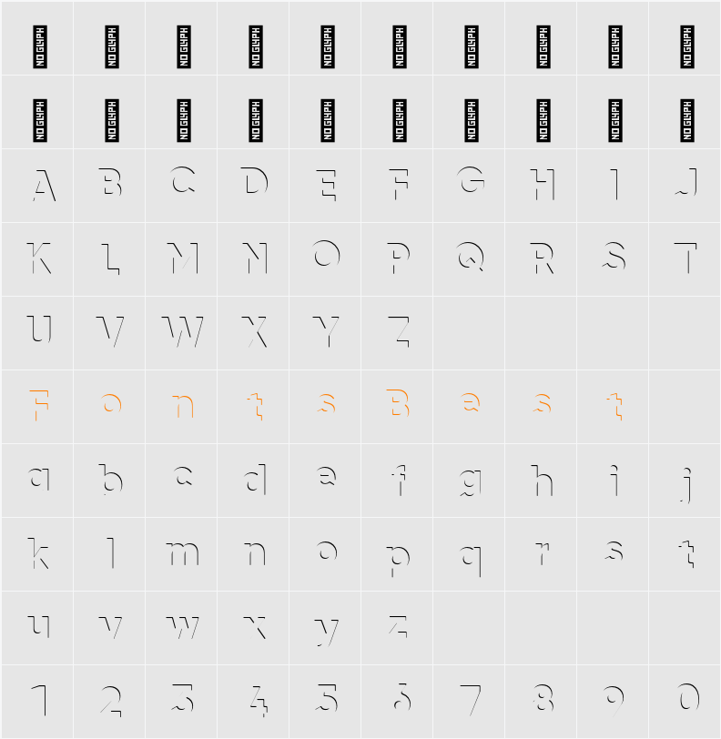 airment Character Map