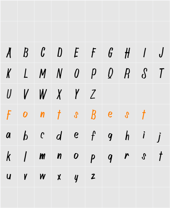 Artesy FREE Character Map