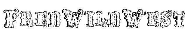 FredWildWest Font Image