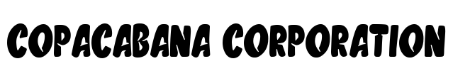 Copacabana Corporation Font Image