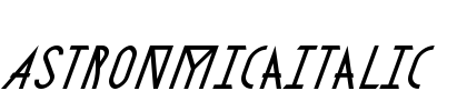 AstronmicaItalic